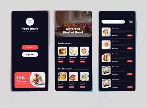 Mobile app for food