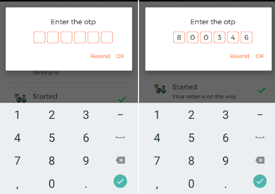 verificación otp