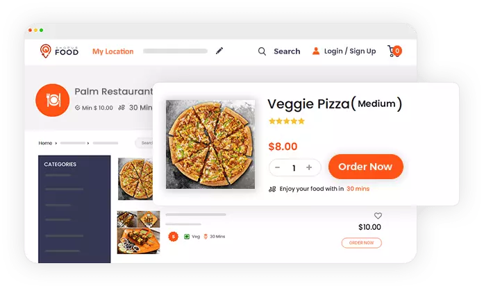 online ordering system for restaurants